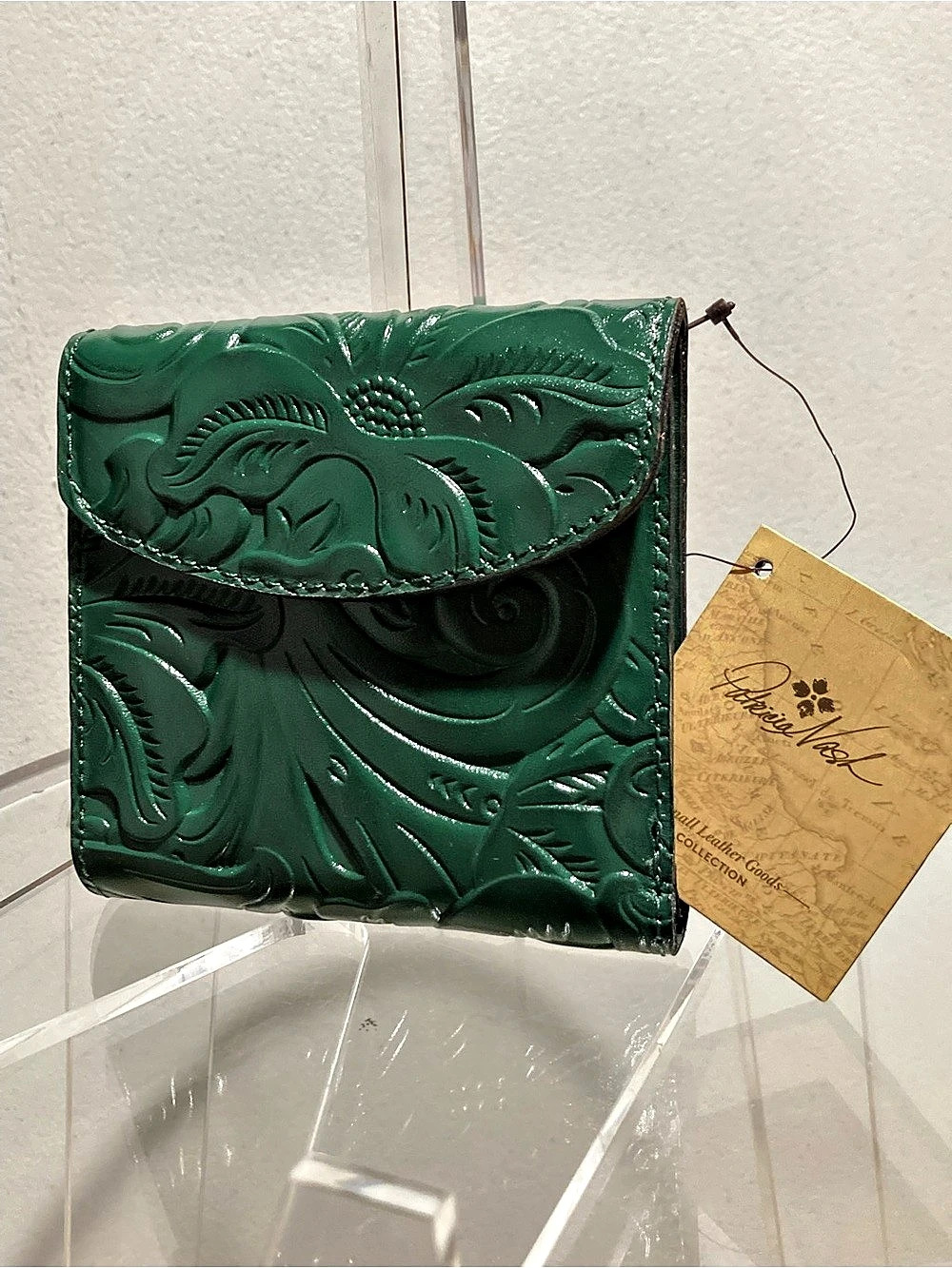 Patricia Nash Reiti Wallet Reiti Floral Embossed Wallet Green